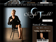 Tablet Screenshot of cheryljewell.com